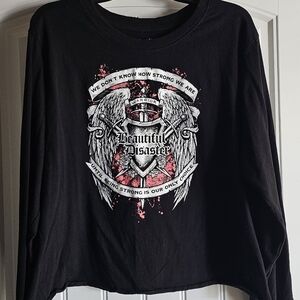 Beautiful Disaster Cropped Sweater